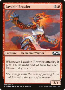 Lavakin Brawler Foil (147) Core Set 2020 M20 MTG Magic - Image 1
