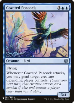 Coveted Peacock The List XQX MTG Magic - Image 1