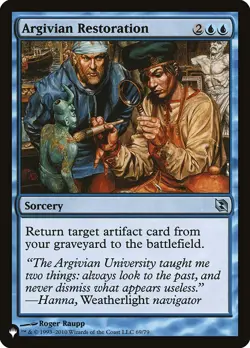 Argivian Restoration The List XQX MTG Magic - Image 1