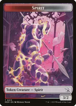 First Mate Ragavan (006) // Spirit (013) Foil Token March of the Machine MOM MTG - Image 1