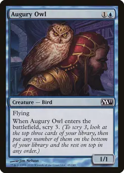 Augury Owl (045) Magic 2011 M11 MTG Magic - Image 1