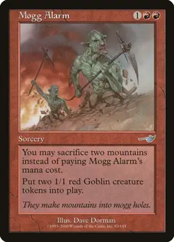 Mogg Alarm (093) Nemesis NEM MTG Magic - Image 1