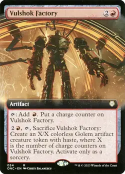 Vulshok Factory (054) Extended Art Phyrexia: All Will Be One Commander ONC MTG - Image 1
