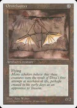 Ornithopter (341) Fourth Edition 4ED MTG Magic - Image 1