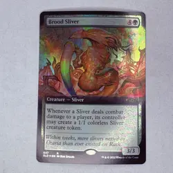 SLD Brood Sliver (Extended Art) Secret Lair Drop Foil MTG NM - Image 1