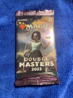 Magic: The Gathering Double Masters 2022 Draft Booster (Single Pack) 195166168654 - Image 1