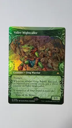 Valley Mightcaller (Showcase) Bloomburrow Foil - Image 1