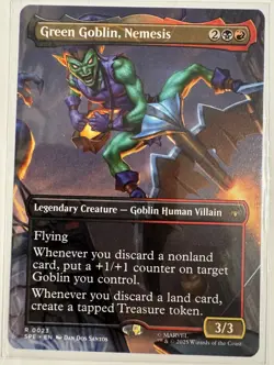 Green Goblin, Nemesis (Borderless) #23 Rare Marvel's Spider-Man Regular NM - Image 1