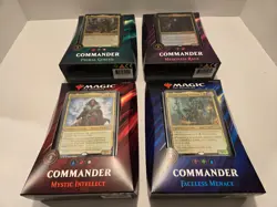 Magic the Gathering: Commander 2019 Set of 4 Sealed Decks Out of Print - Image 1