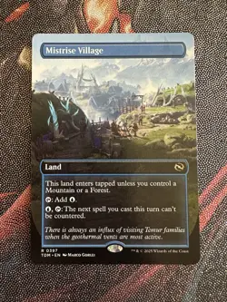 Mistrise Village (Borderless) Tarkir: Dragonstorm Regular - Image 1