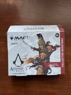 Magic The Gathering Assassin’s Creed Collector Booster Box Factory Sealed - Image 1