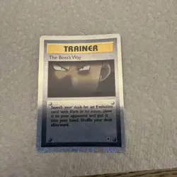 The Boss's Way 105/110 Legendary Collection Reverse Holo Pokemon Card RARE - Image 1