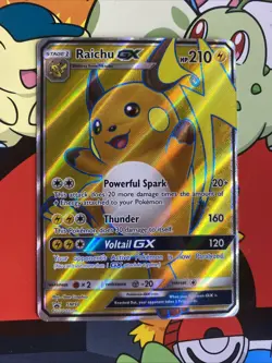 Raichu GX SM90 Shining Legends 2017 Pokemon TCG Black Star Promo Holo Card - Image 1