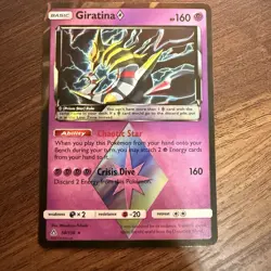 Giratina Prism Star Holo Card 58/156 Sm-Ultra Pokemon TCG - Image 1