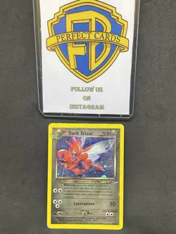 POKEMON NEO DESTINY UNLIMITED DARK SCIZOR HOLO 9/105 DMG ITA - Image 1