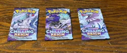 Pokemon TCG Sword & Shield Chilling Reign Booster Pack - Sealed - Image 1