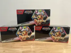 Pokemon Prismatic Evolutions Surprise Box Sealed, Lot of 3 - Image 1