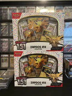 2x Pokemon TCG Scarlet & Violet 151 Zapdos ex Collection ✅SEALED✅ - Image 1
