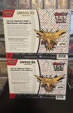 2x Pokemon TCG Scarlet & Violet 151 Zapdos ex Collection ✅SEALED✅ - Image 2