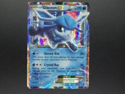 2016 Pokemon XY Fates Collide - Glaceon EX 20/124 Ultra Rare NM/LP - Image 1