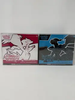 Pokemon Center (1)Black Bolt and(1) White Flare ETB Pokemon TCG - Factory Sealed - Image 1