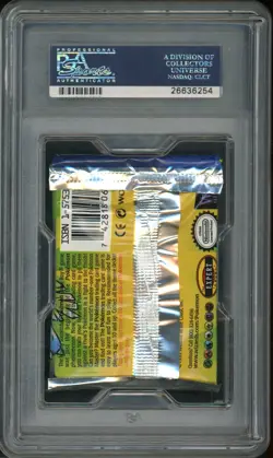 Pokemon Base Set BLACK TRIANGLE ERROR Booster Pack Venusaur Art PSA 10 GEM MINT - Image 2