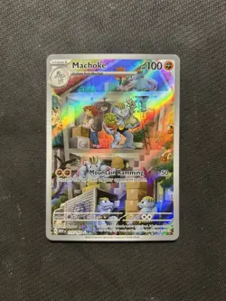 Pokemon TCG Machoke 177/165! NM/LP Condition! See Description! English 151! - Image 1