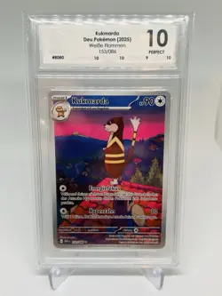 Kukmarda WHT153 - Weisse Flammen Watchog | Deutsch | Grading 10 - Pokemon - TCG - Image 1
