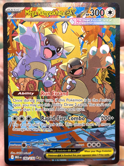 Mega Kangaskhan EX 182/132 RARE Mega Evolution Holo NM Near Mint Pokemon TCG - Image 1