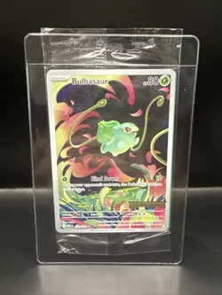 2025 Pokemon Mega Evolutions Bulbasaur 133/132 Stamped Promo Sealed IR A - Image 2