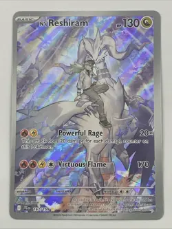 N’s Reshiram 167/159 Pokemon TCG: SV09 - Journey Together Illustration Rare Holo - Image 1