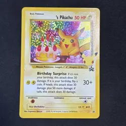 Birthday Pikachu 24/53 Celebrations: Classic Collection Holo Pokemon - Image 1