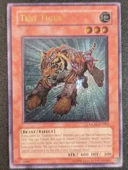 Test Tiger (UTR) GLAS-EN082 Ultimate Rare Unlimited Edition Yugioh - Image 1