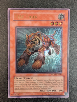 Test Tiger (UTR) GLAS-EN082 Ultimate Rare Unlimited Edition Yugioh - Image 2