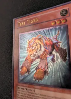 Test Tiger (UTR) GLAS-EN082 Ultimate Rare Unlimited Edition Yugioh - Image 4