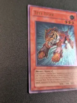 Test Tiger (UTR) GLAS-EN082 Ultimate Rare Unlimited Edition Yugioh - Image 5