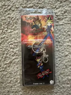 Yu-Gi-Oh Collectible Trading Pin & Key Tag Chain Vintage Y2K - Image 1