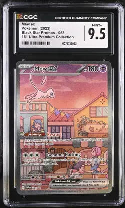 Mew ex 053 Sv: Scarlet & Violet Promo Cards Holo CGC 9.5 - Image 1