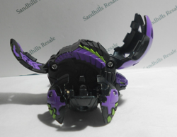 Bakugan Oxidox Black Darkus Geogan Rising B200 - card - cores - Image 4