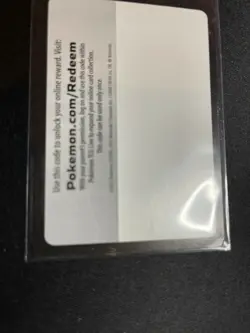 Blank Pokemon Code Card Misprint SP Pokemon Card - Image 2