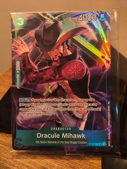 Dracule Mihawk (Illustration Box Vol.4) ST12-003 One Piece Promotion Cards Foil - Image 1