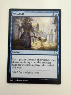 Windfall MTG Magic the Gathering Card NM Near Mint KHC - Image 1