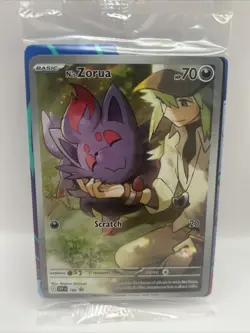 N's Zorua 189 Sv: Pokemon Scarlet & Violet Promo Cards - NM sealed - Image 1