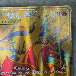 Reshiram & Charizard GX SM247 Black Star Promo Pokemon Card JUMBO - Image 4