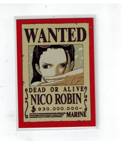 One Piece Treasure Box #57 Nico Robin Wanted /90 Numbered Parallel Card - Image 1