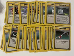Pokemon 60 Card Lot Of Vintage Trainer Cards From WOTC - Image 1