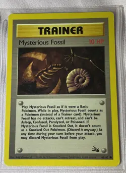 VINTAGE Pokemon lot of 9 Base Set Fossil Base Set 2 Trainer Cards WOTC 1995-1998 - Image 5