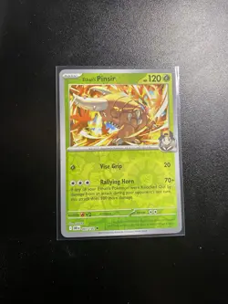 Pokemon TCG Ethan's Pinsir 001/182 Destined Rivals Uncommon Reverse Holo Card NM - Image 1
