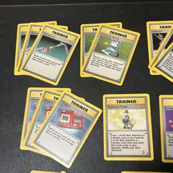 Vintage Trainer Pokemon Cards Jungle Fossil Base and Base II MP and LP 81 total - Image 5