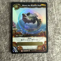 World of Warcraft TCG | Bloat the Bubble Fish | Unused Loot Card (Pet) wow TCG - Image 1